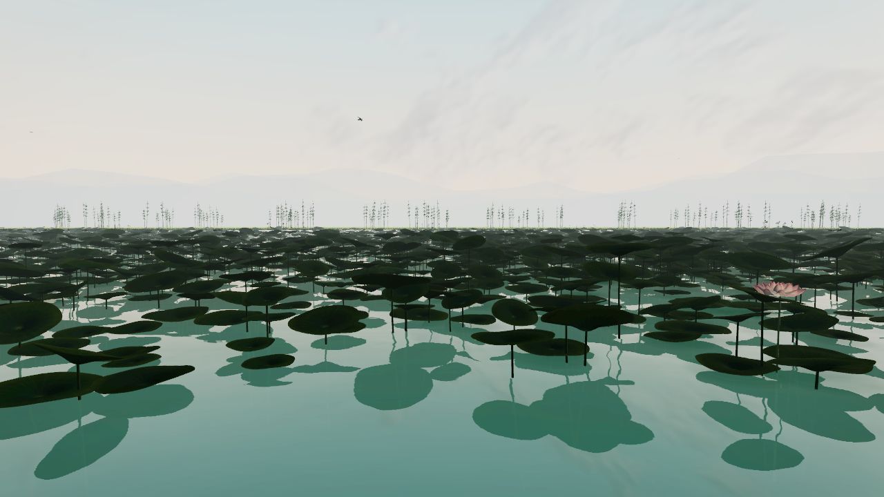 Summer Lotus Pond: Frog-Fishing Simulation official website screenshot