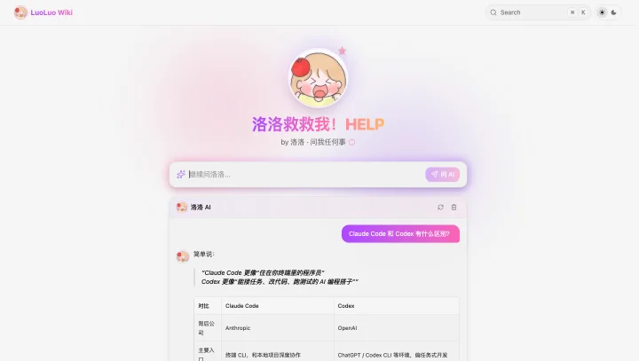洛洛救救我观猹产品展示图 2