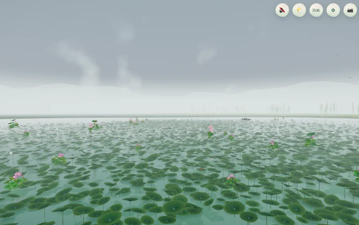 Summer Lotus Pond: Frog-Fishing Simulation product gallery image 1 from Watcha